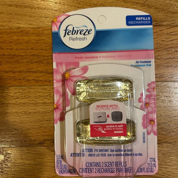 NIB Febreze Refresh Lot of 7 Refill Cartridges Fresh Meadow Island Refresh Greek - Picture 4 of 6